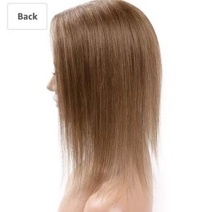 My Lady Hair topper—12”, medium brown